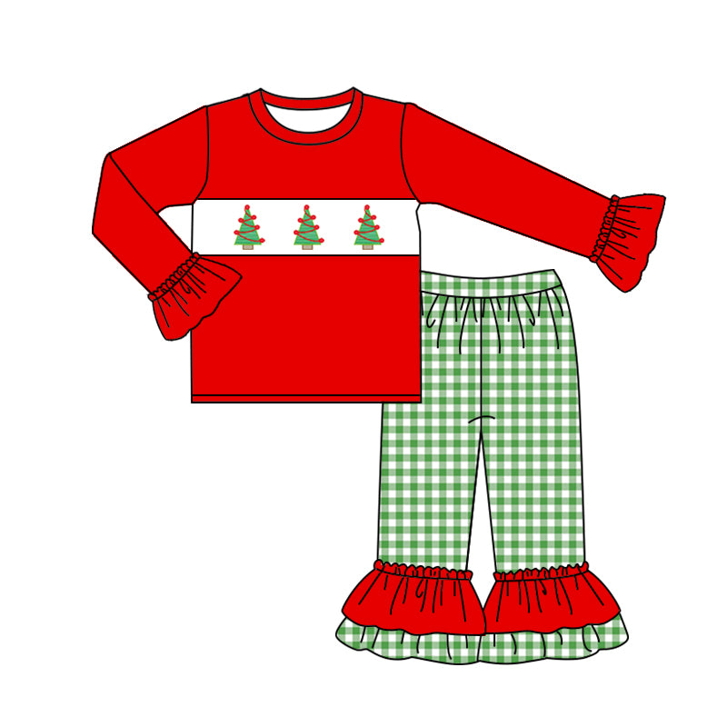 baby girls long sleeve Christmas outfit