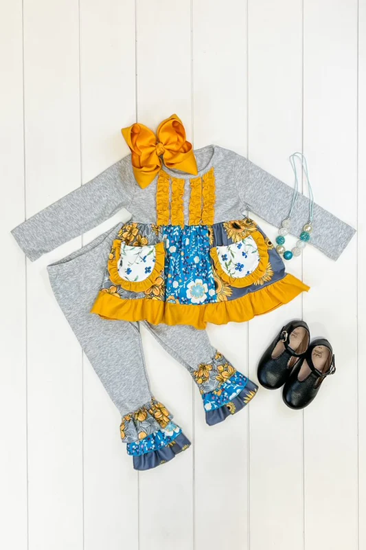 baby girls wholesale  spring fall  boutique clothing set