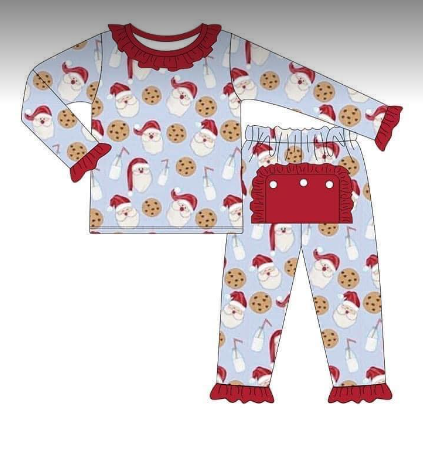 baby  long sleeve Christmas  outfit.