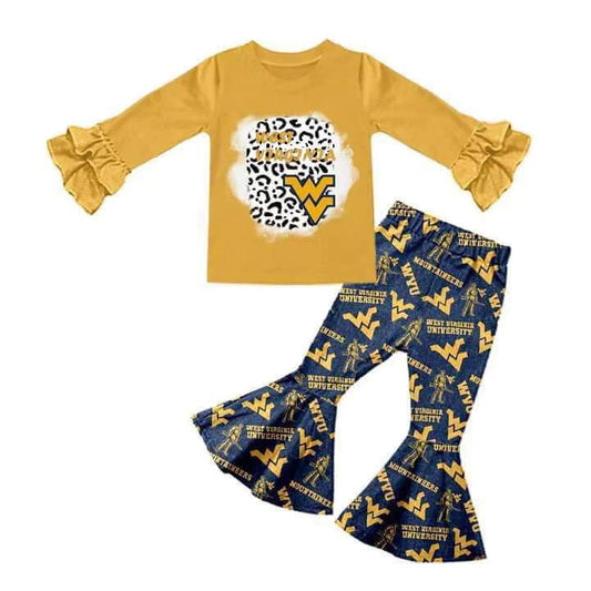baby girls short sleeve top matching pants set outfit