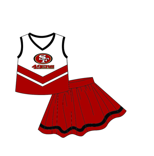 baby girls cheer skirt outfit add liner shorts