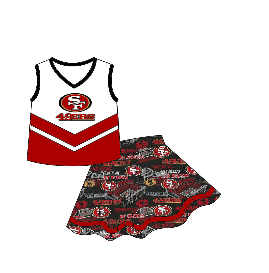 baby girls cheer skirt outfit add liner shorts