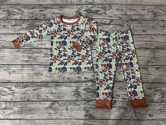 baby boy long sleeve camouflage clothing set preorder