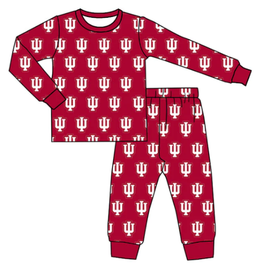 baby boy long sleeve pajama set. moq 3