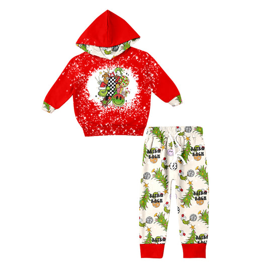 Christmas green face outfit wholesale boutique clothes moq 3