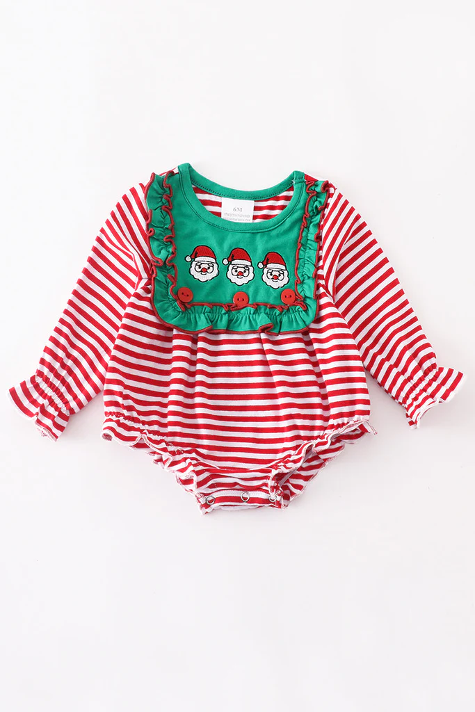 christmas holiday baby girls romper