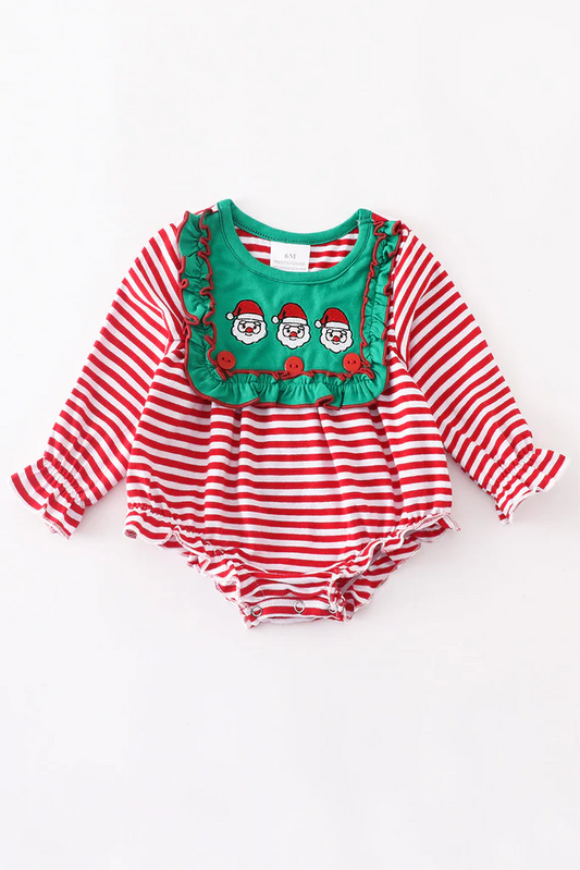 christmas holiday baby girls romper