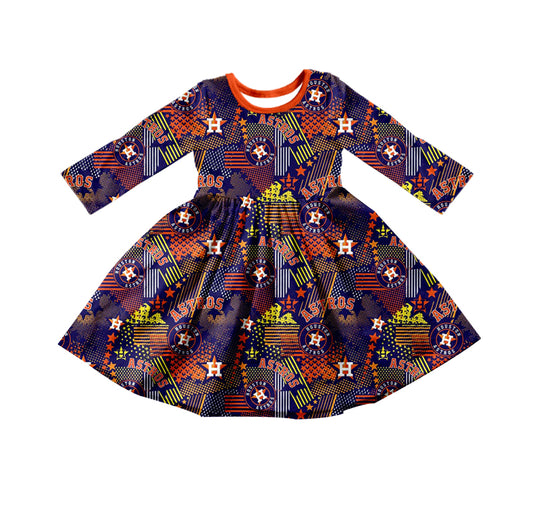 baby girls longs sleeve spring fall  dress