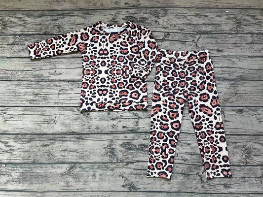 baby boy long sleeve animal leopard clothing set preorder