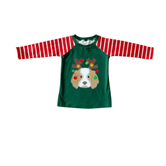 baby boy Christmas pubby long sleeve t-shirt