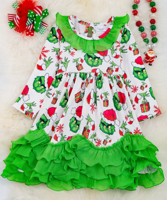 baby girls Christmas dress moq 3