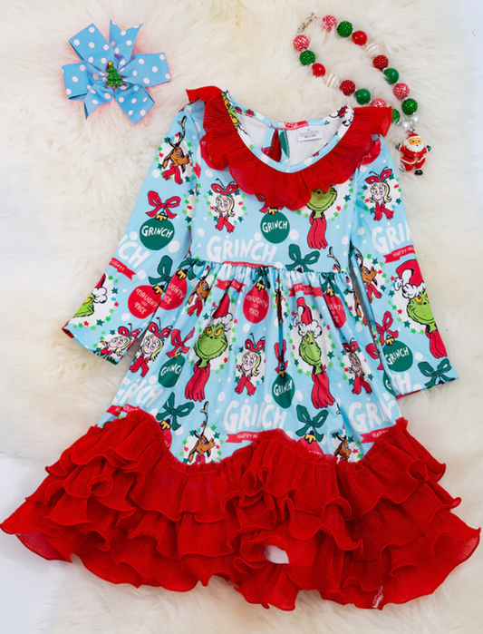 baby girls Christmas dress moq 3