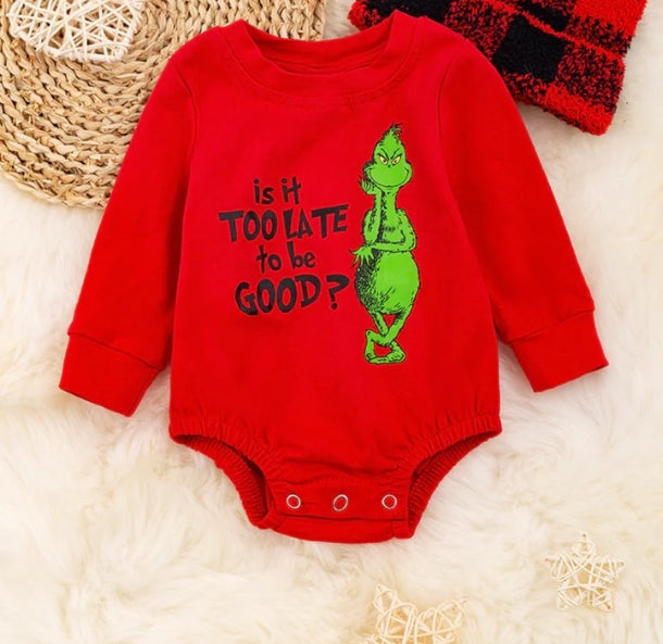 Toddle girls Merry Christmas romper