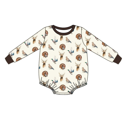 baby  long sleeve mallard duck  romper