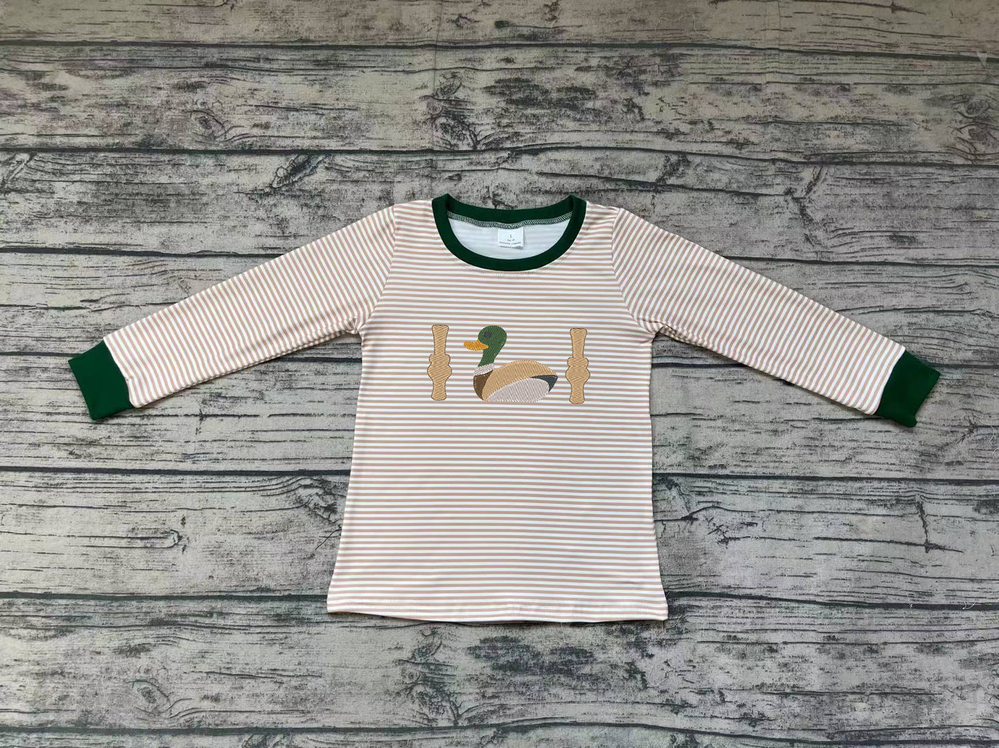 baby boy duck call long sleeve t-shirt preorder