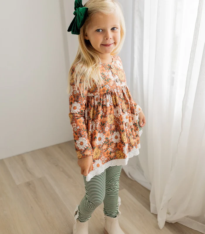 baby  girls fall design boutique outfit