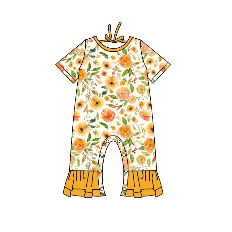 toddle girls spring floral romper preorder