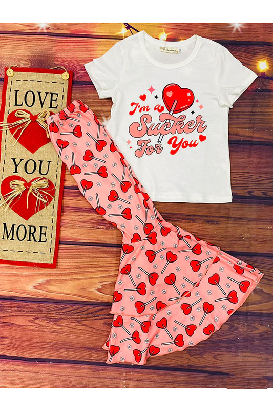 baby  girls Valentines day  clothing set