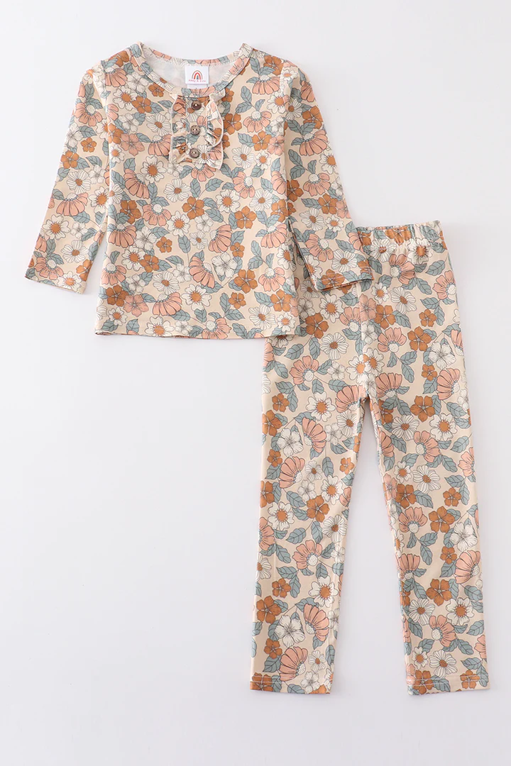 baby  girls long sleeve spring fall outfit