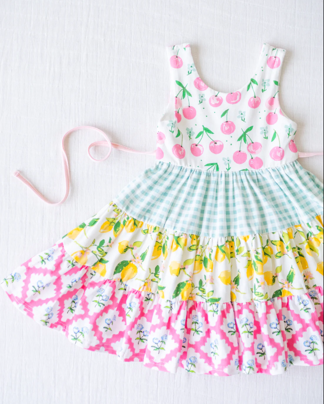 baby girls spring floral boutique dress