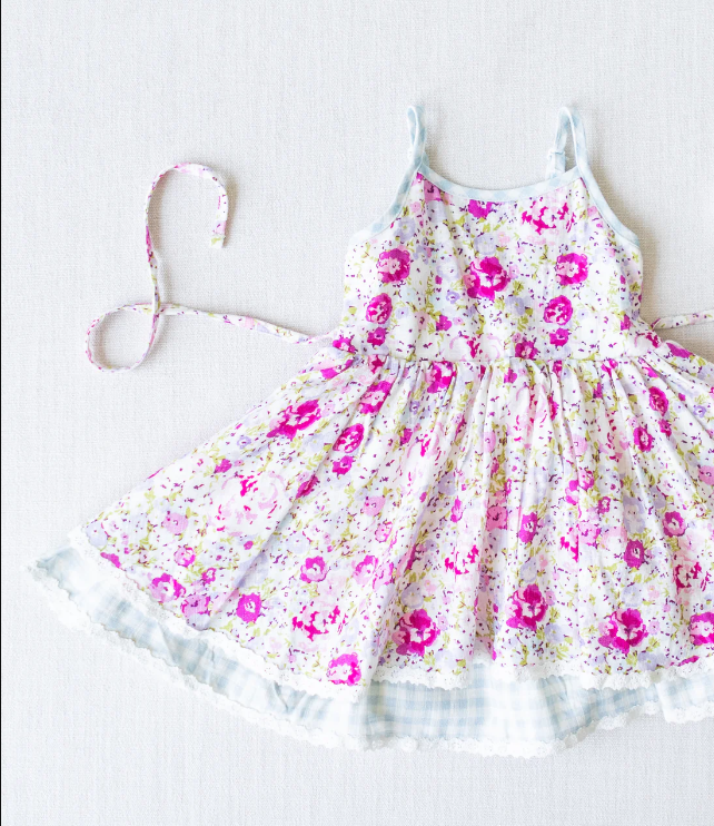baby girls spring floral boutique dress