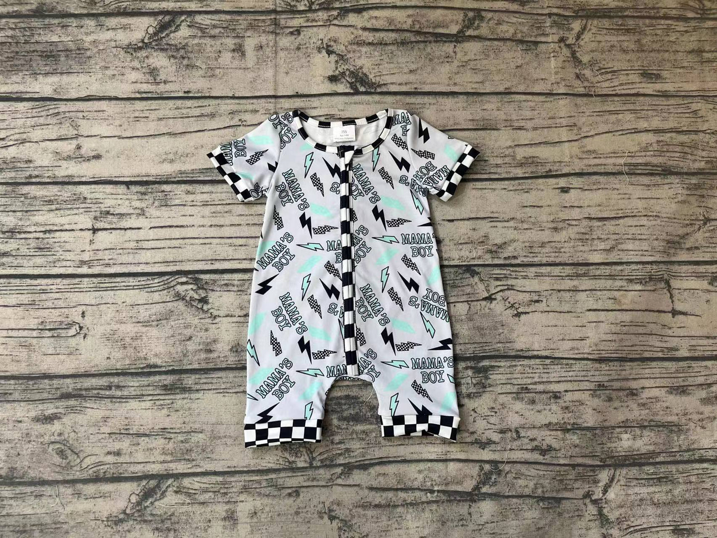 Mamas boy mothers day romper preorder