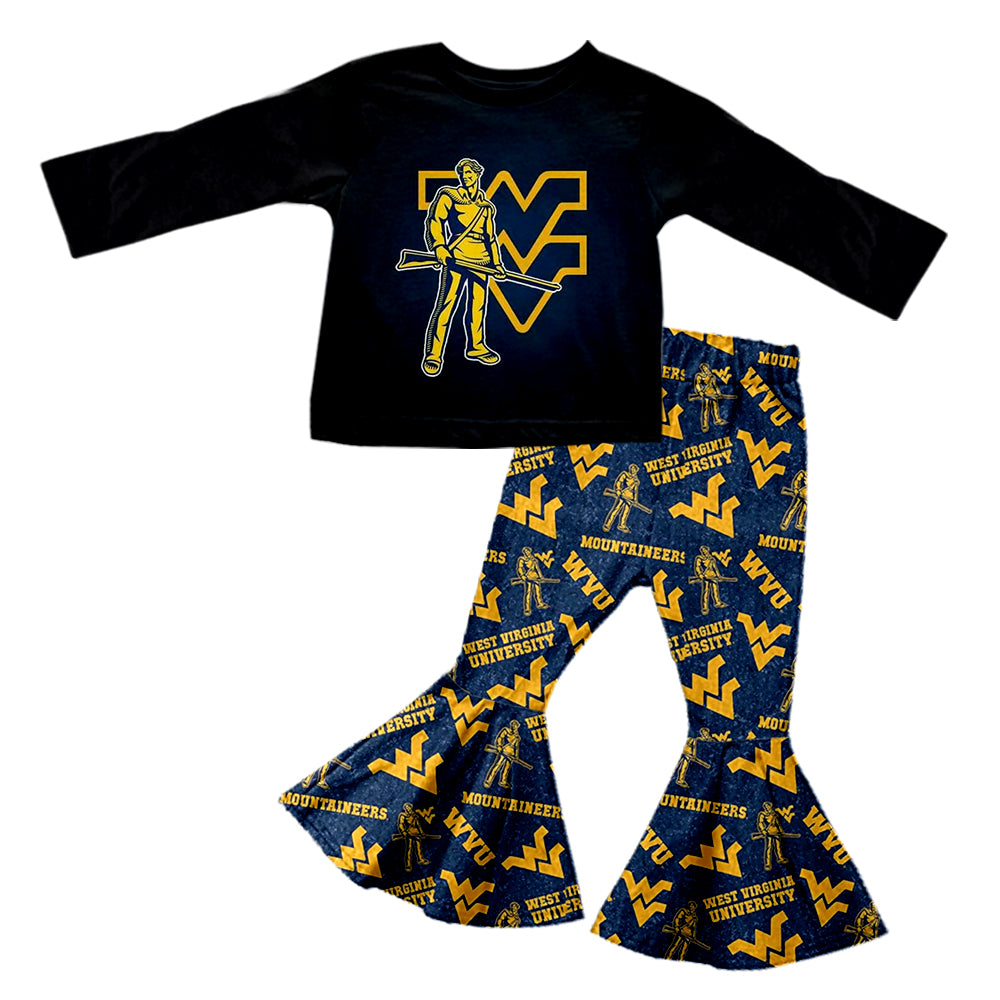 baby girls western design clothing set