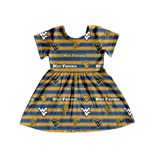 baby girls short sleeve west design dress