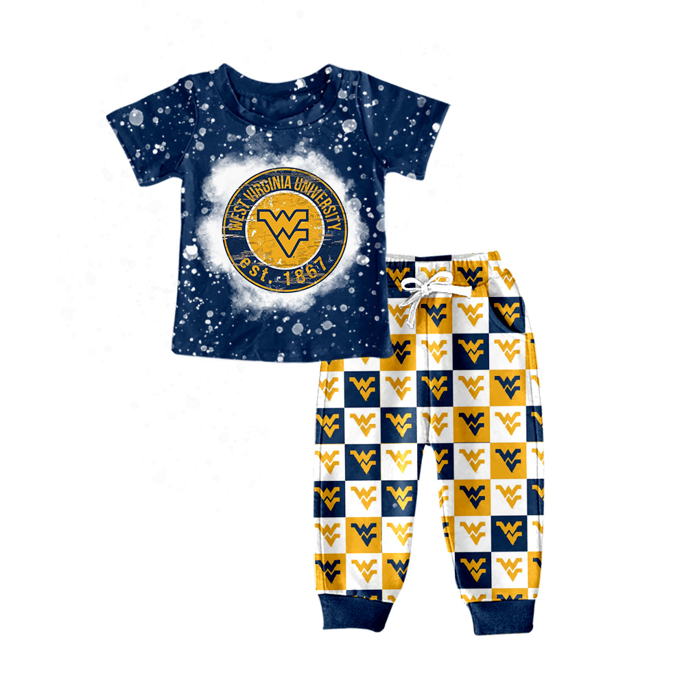 baby boy western design clothing set