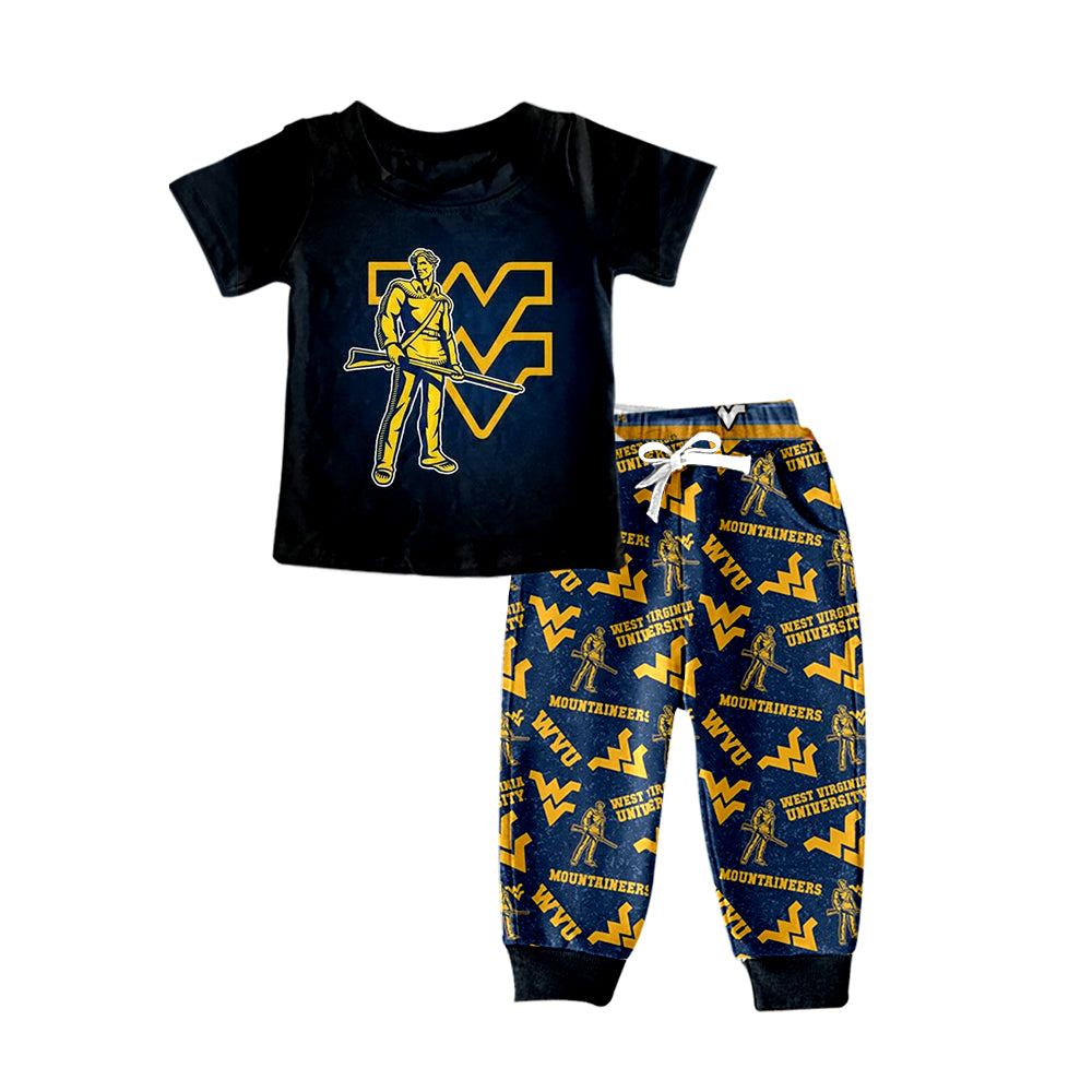 baby boy western design clothing set