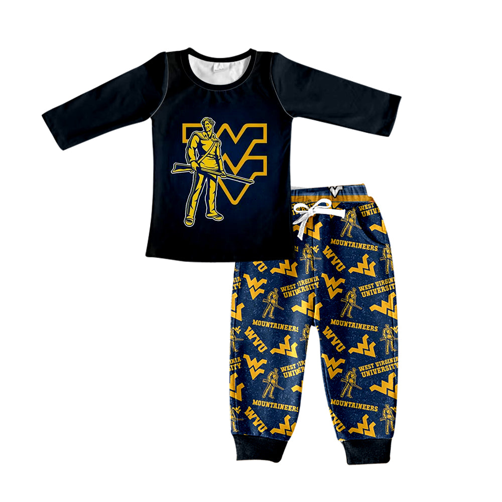 baby boy western design clothing set