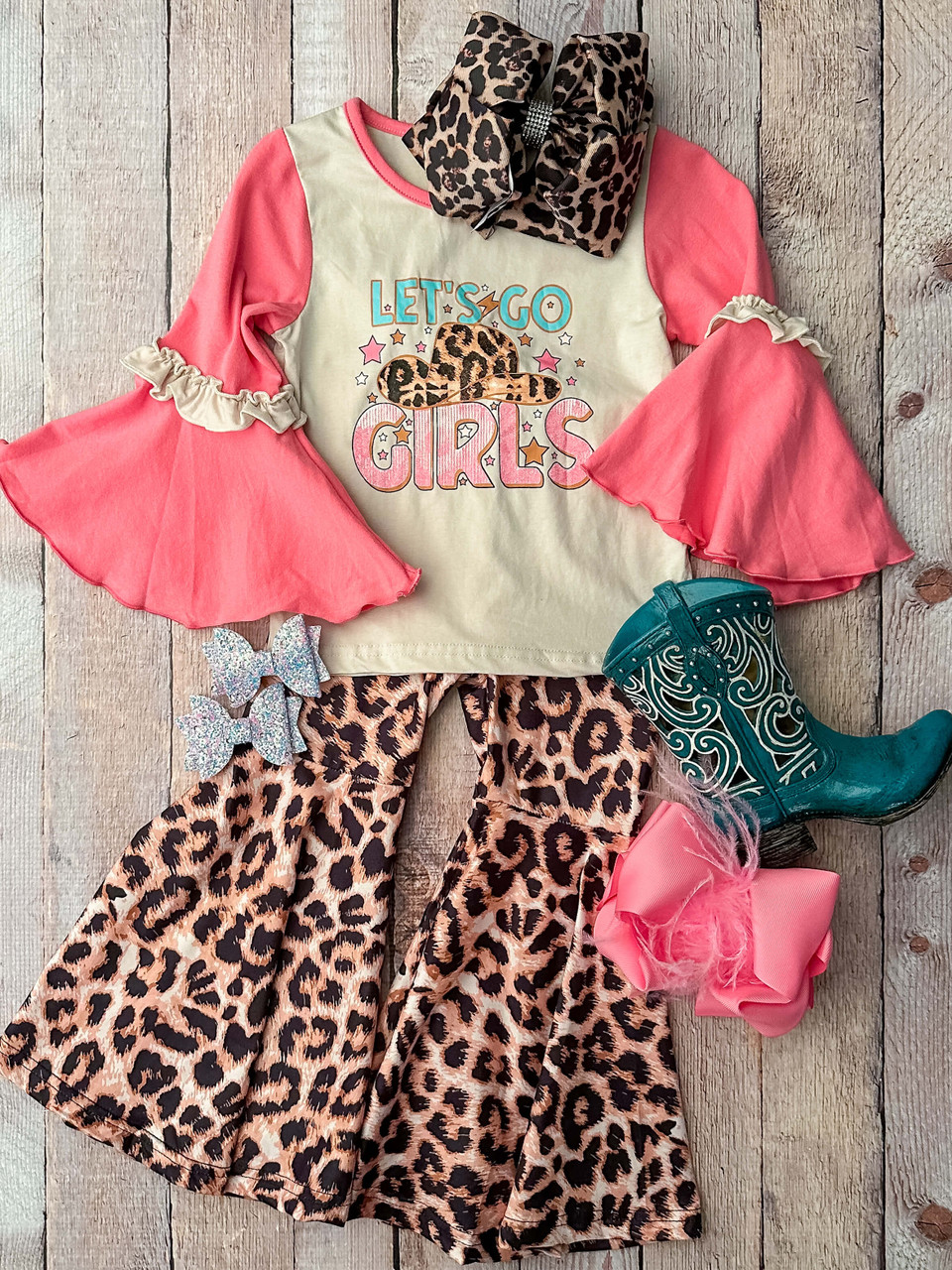 lets go girls western clothing set