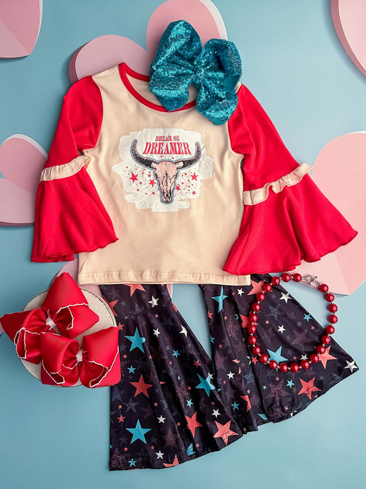 wholesale western clothing set for baby girls