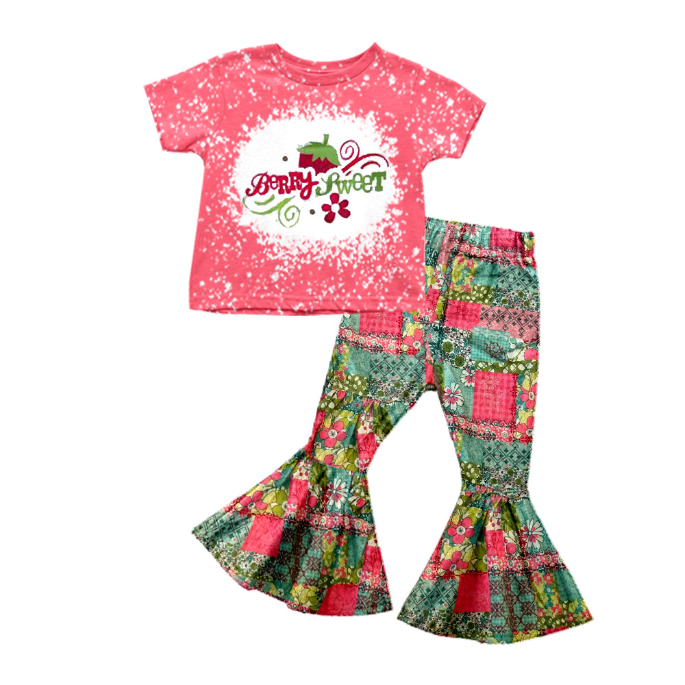 berry sweet baby girls boutique clothing set