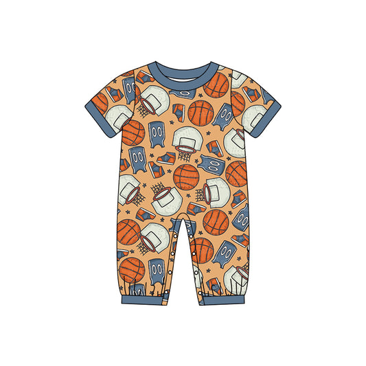 infant baby basketball romper