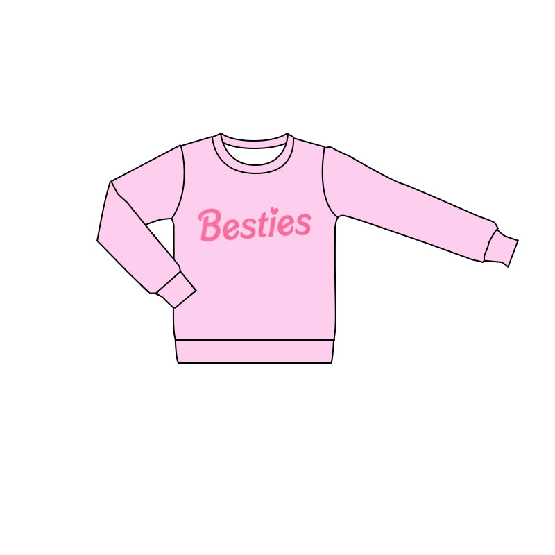 valentines day long sleeve besties shirt top