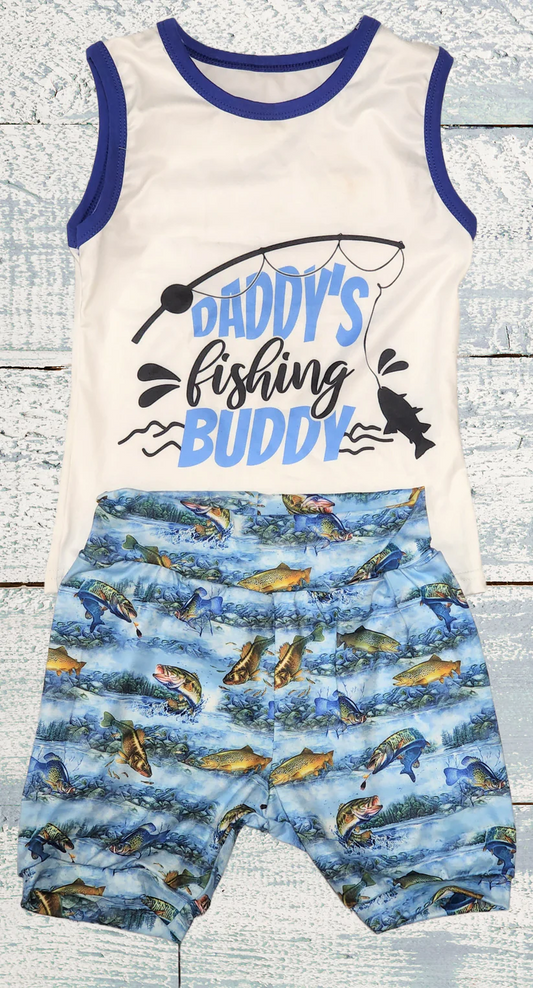 daddys fishing buddy outdoor outfit