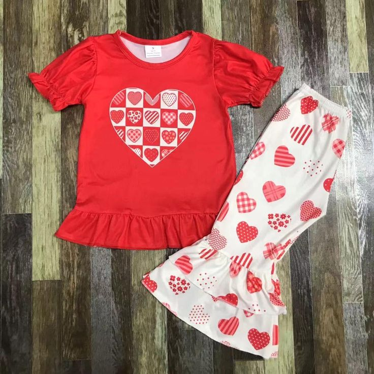 valentines day heart outfit for kids