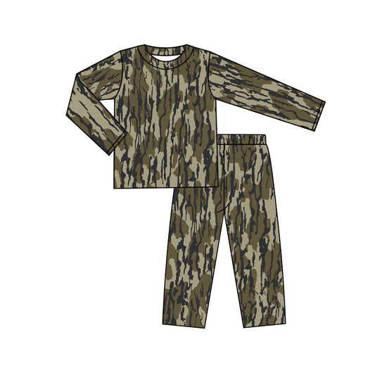 baby boy long sleeve camo outfit