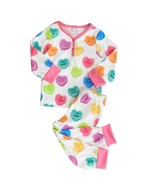 wholesale kids girls  toddle valentines heart outfit