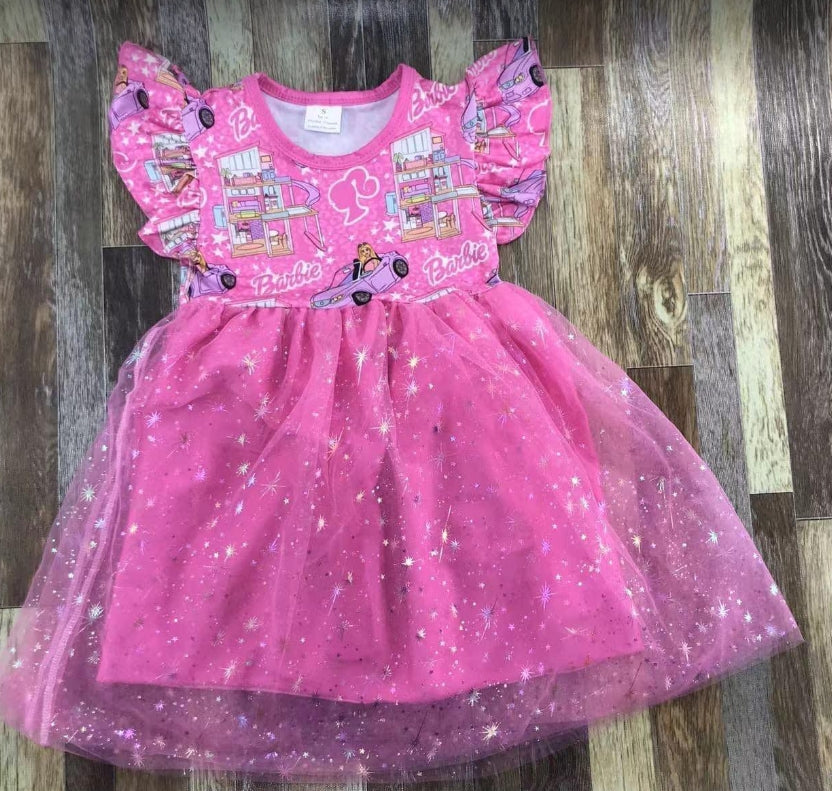 baby girls boutique dress wholesale kids tulle dress