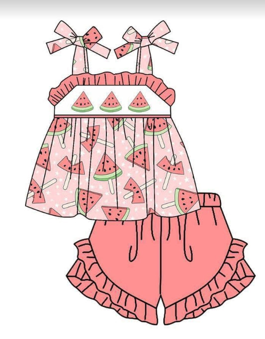 baby  girls strawbeery design 2pcs summer outfit