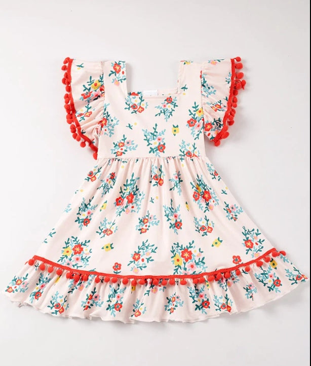 Baby girl floral boutique dress