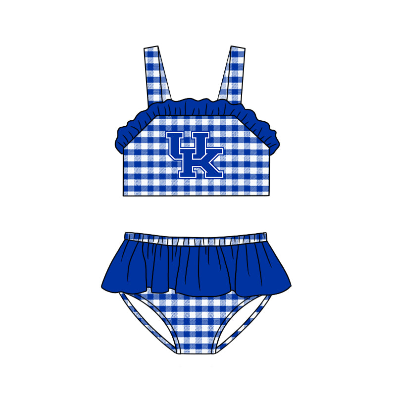 baby girls two pieces team design summer bathing suit