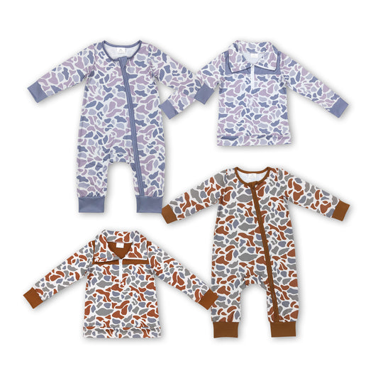 toddle baby boy camo matching sibling clothes