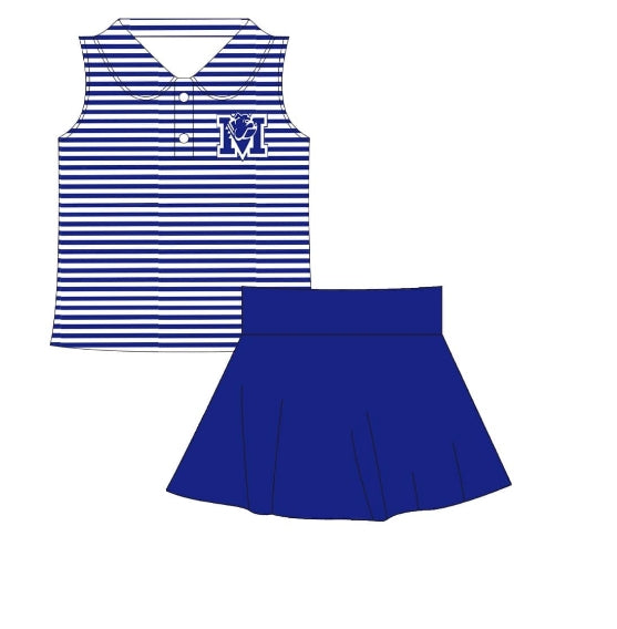 wholesale girls custom team skirt outfit