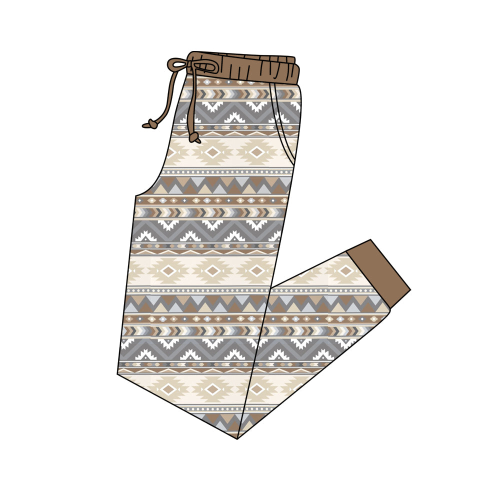 adult western milk silk long pants