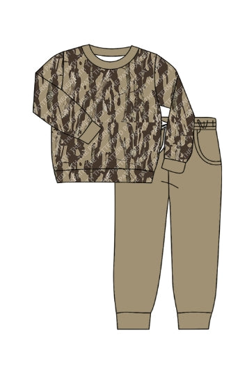 infant baby boy camo fall winter clothes