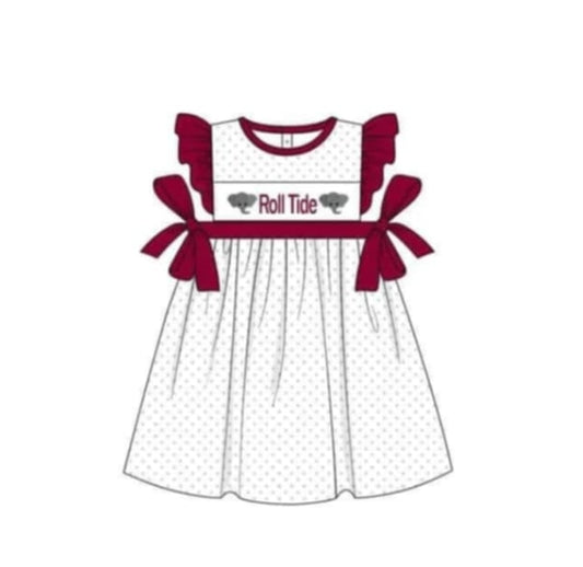 baby girl  elephant college team dress