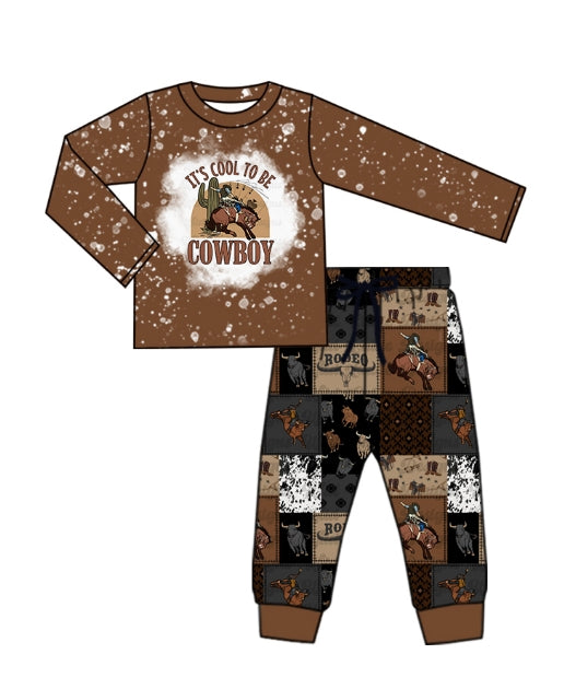 Western Cowboy Rodeo Long Sleeve Matching Outfit